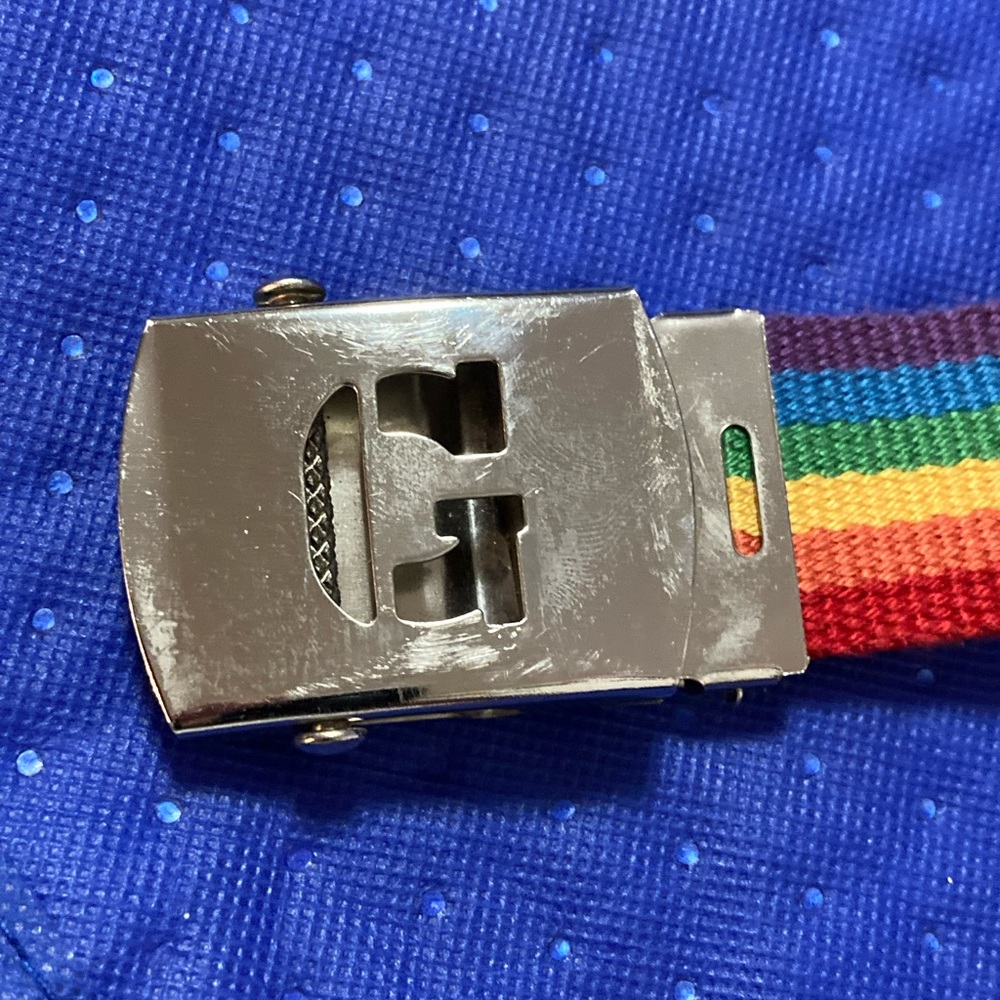 Kids Rainbow Belt - G Buckle